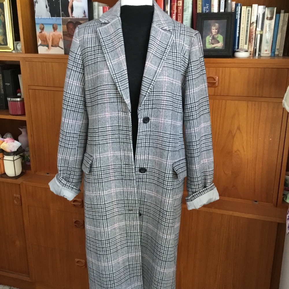 NWT GAP WOOL BLEND LONGLINE COAT